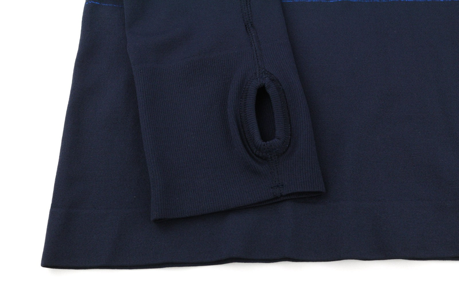 CHAMPION Men's L/XL Blue Stretch Long Sleeve Logo Sports T-Shirt