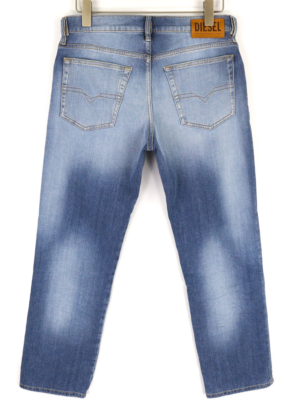 DIESEL D-Mihtry 009NF Men's Jeans W31/L30 Blue Straight Fit Stretch Button