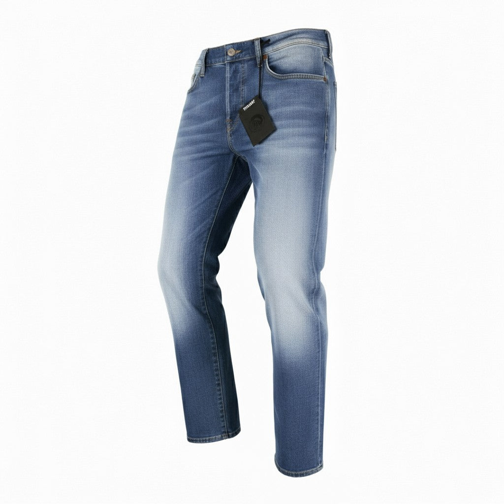 DIESEL D-Mihtry 009NF Men's Jeans W30/L30 Blue Straight Fit Stretch Button