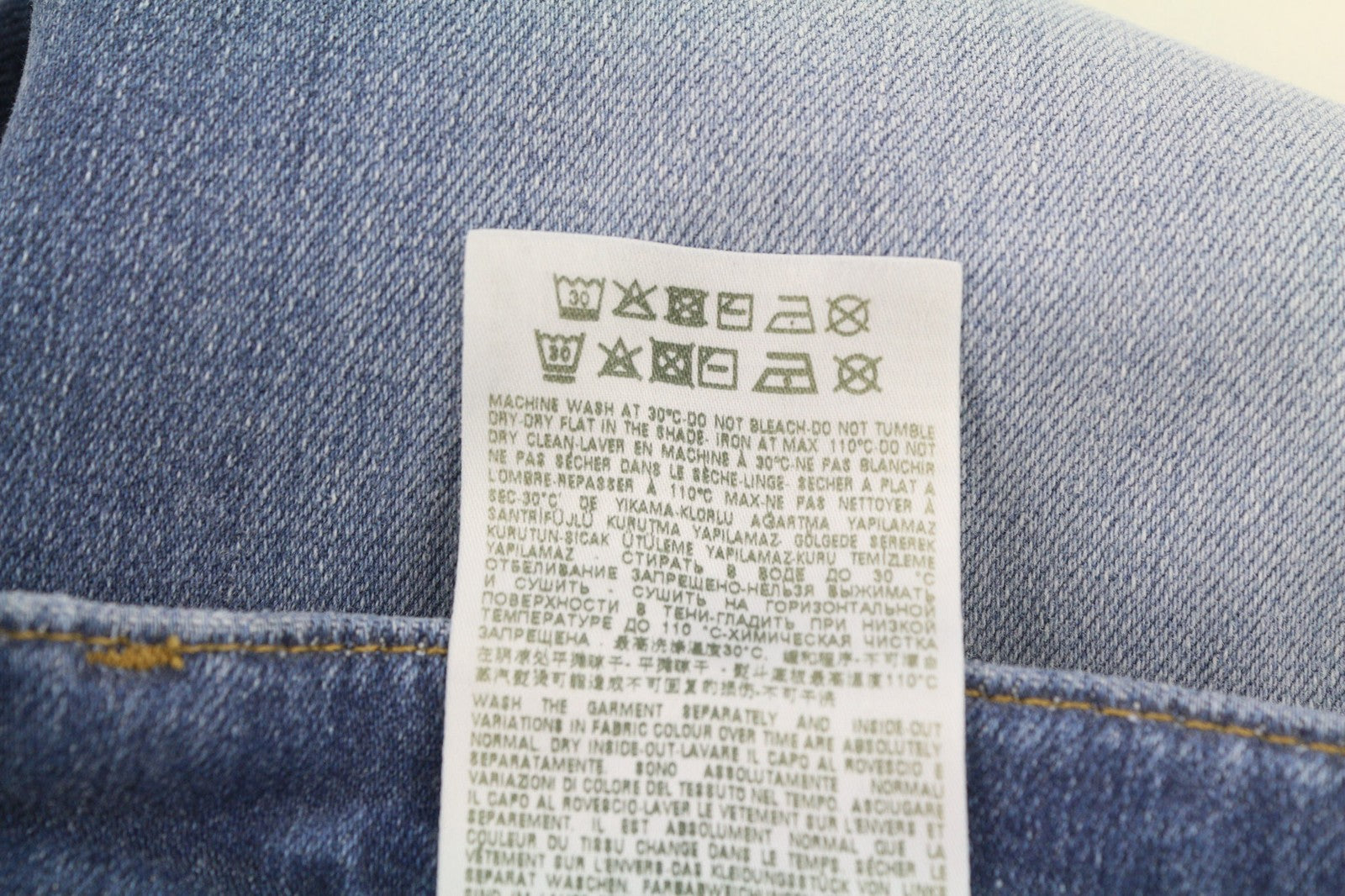 DIESEL D-Mihtry 009NF Men's Jeans W30/L30 Blue Straight Fit Stretch Button