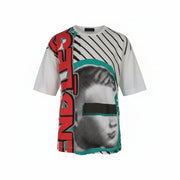 DIESEL BLACK GOLD Taster Endless LF Men's L White Cotton Short Sleeve Tee