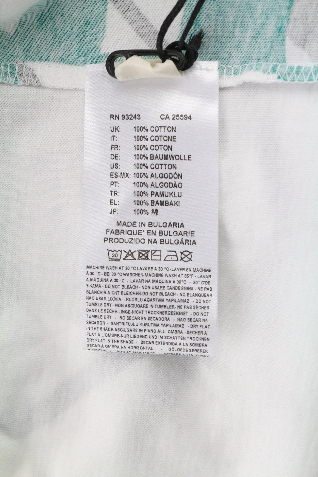 DIESEL BLACK GOLD Taster Endless LF Men's L White Cotton Short Sleeve Tee