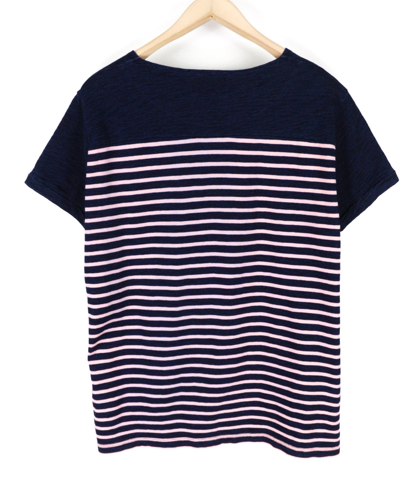 SCOTCH & SODA Ams Blauw Men's ~L Navy Striped Short Sleeve Casual Tee