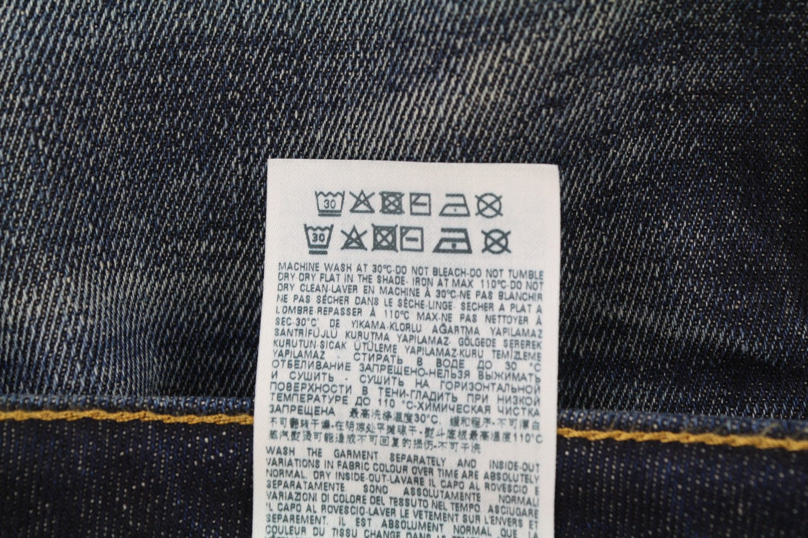 DIESEL Thommer-X 0096U Men's Jeans W38/L32 Blue Distress Slim Fit Stretch Zip