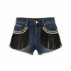 Blue Denim Shorts