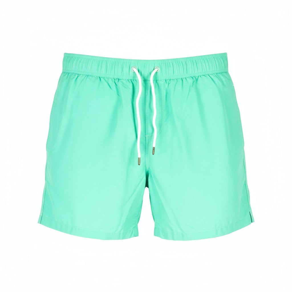 SCOTCH & SODA Ams Couture Men's S Green Blue Drawstring Pull-On Swim Trunks