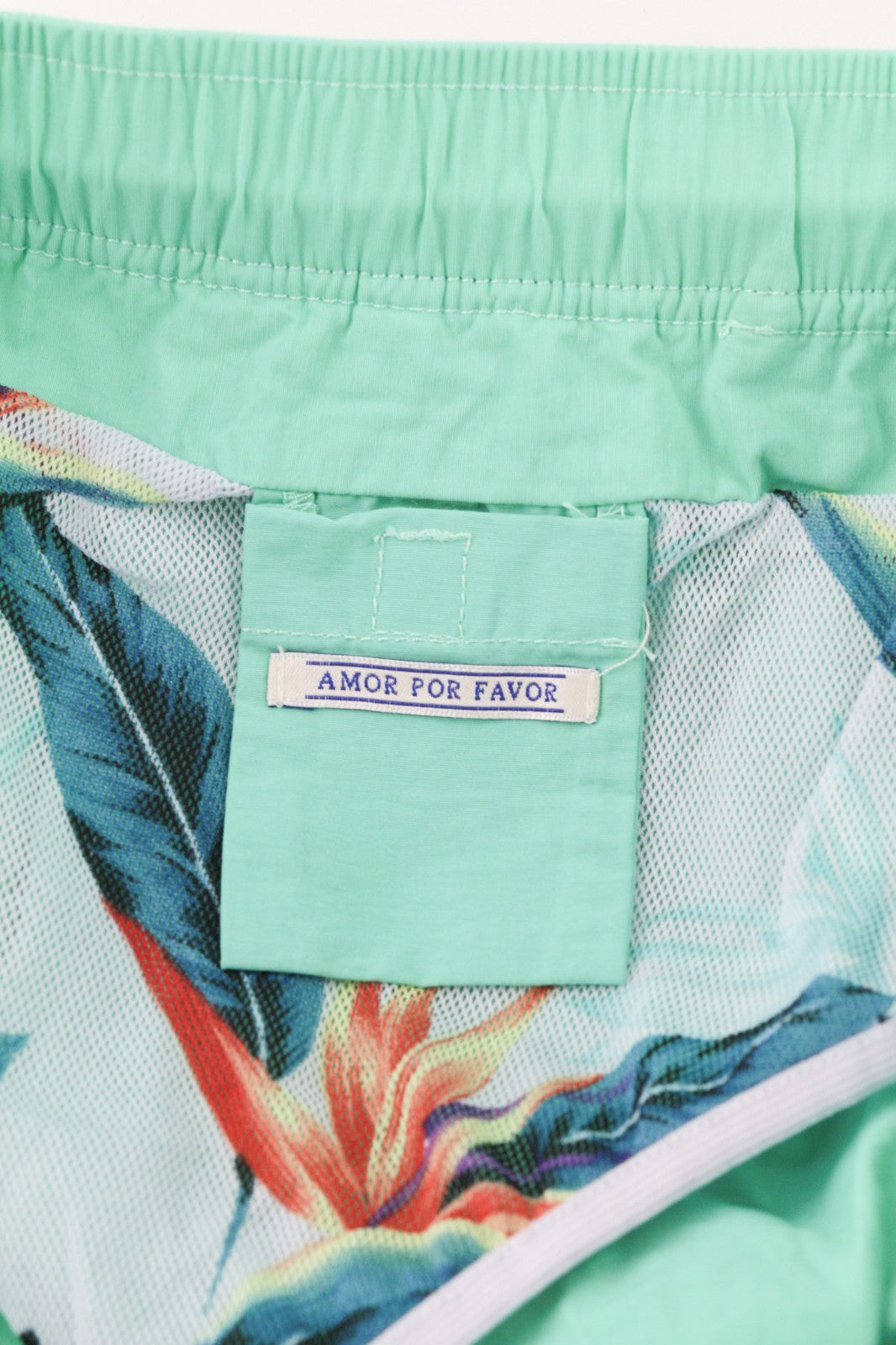 „SCOTCH &amp; SODA Ams Couture“ vyriškos žalios, mėlynos, raišteliu užtraukiamos maudymosi glaudės S dydžio 