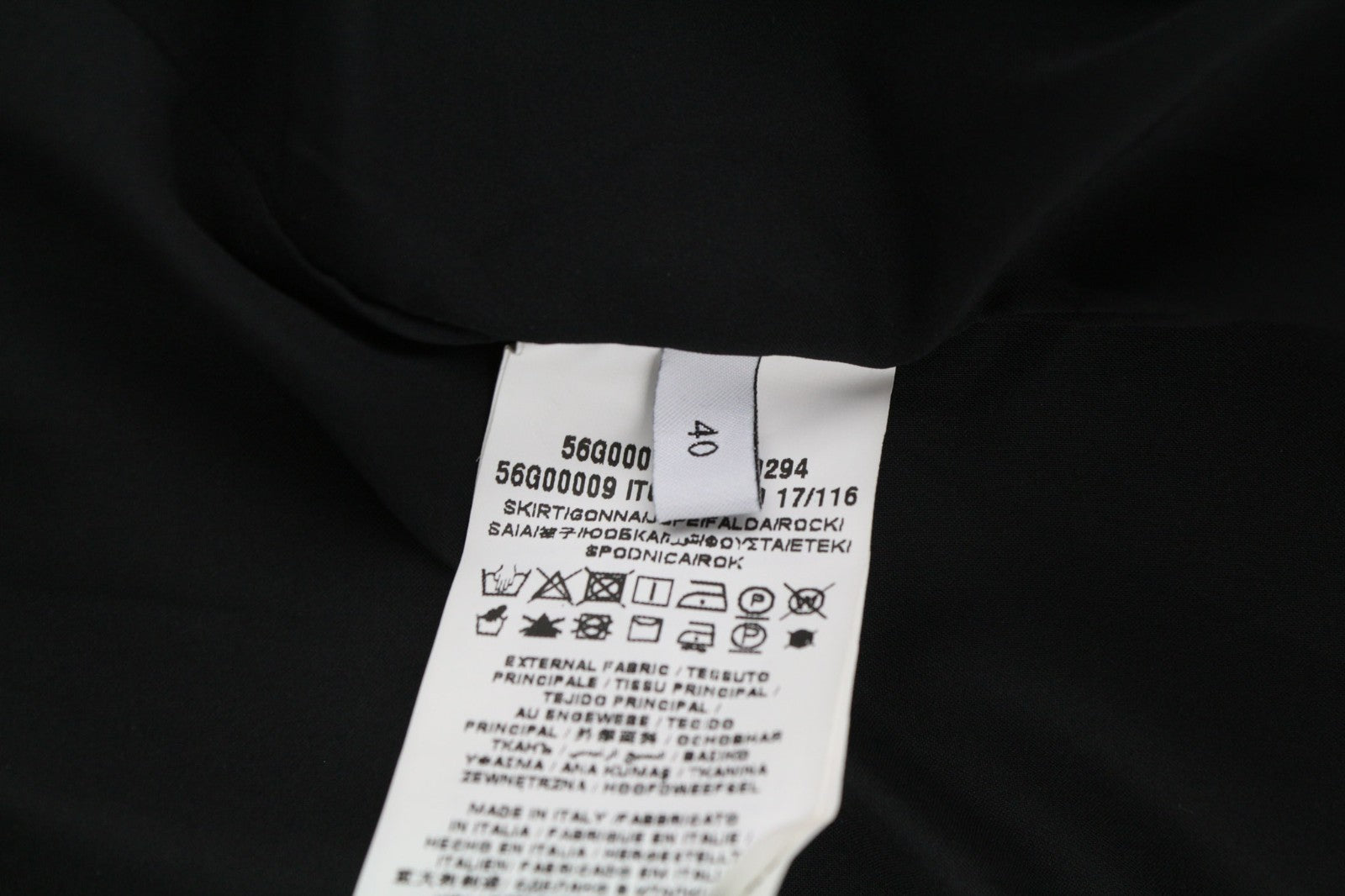 TRUSSARDI JEANS Women's 40 White Pleated Lined Sequin Balloon Mini Skirt