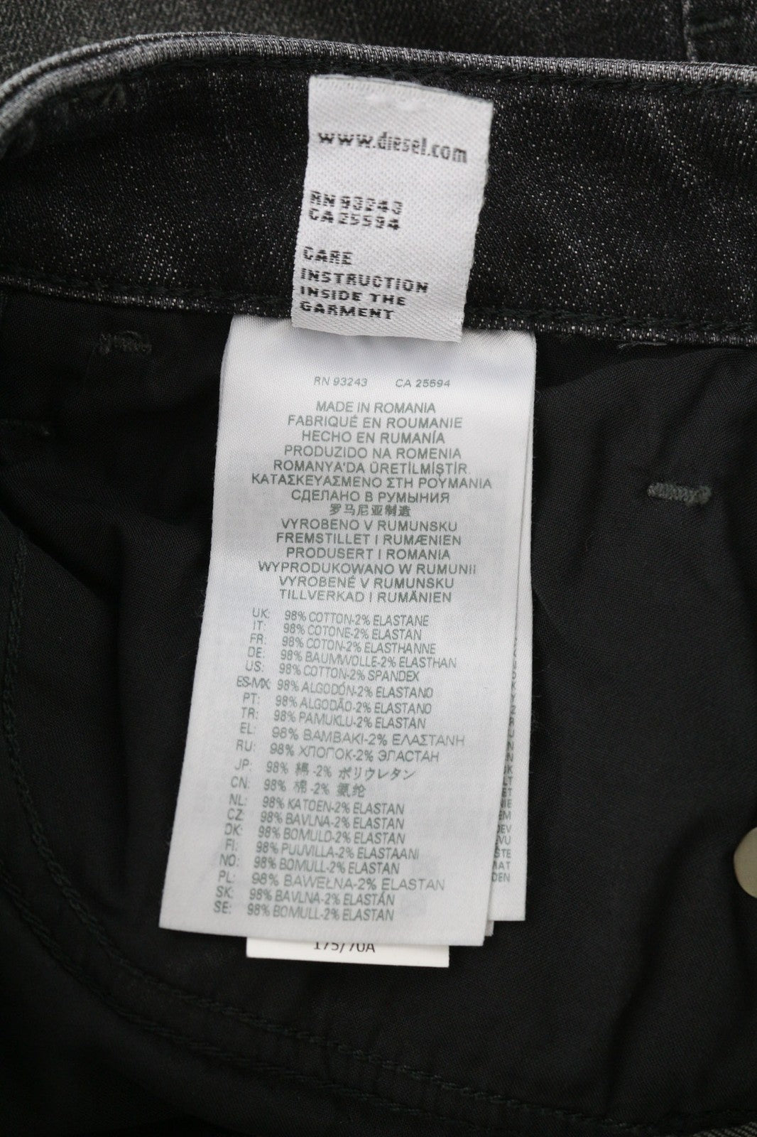 DIESEL D-Joy 09B12 Women's Jeans W27/L32 Blue Washed Slim Regular Stretch