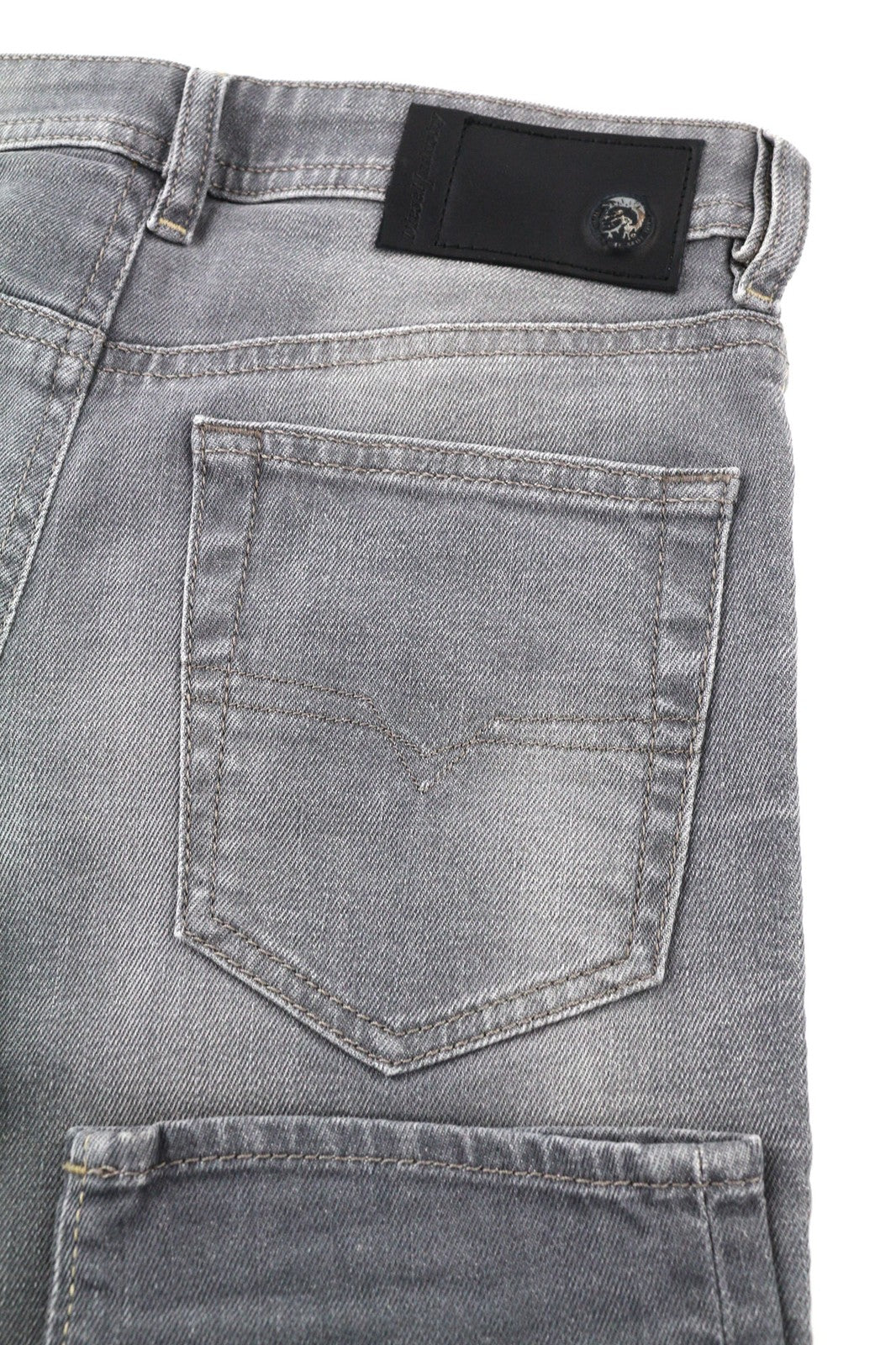 DIESEL Buster 0853T Men's Jeans W27/L30 Grey Washed Slim Tapered Stretch