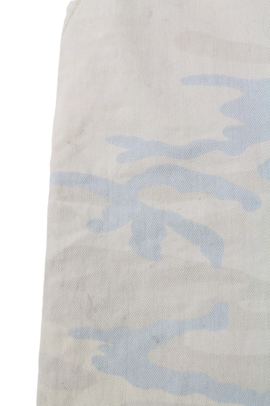 SCOTCH &amp; SODA Stump vyriški W34 pilki medvilniniai laisvi siaurėjantys trumpinti raštuoti džinsai 