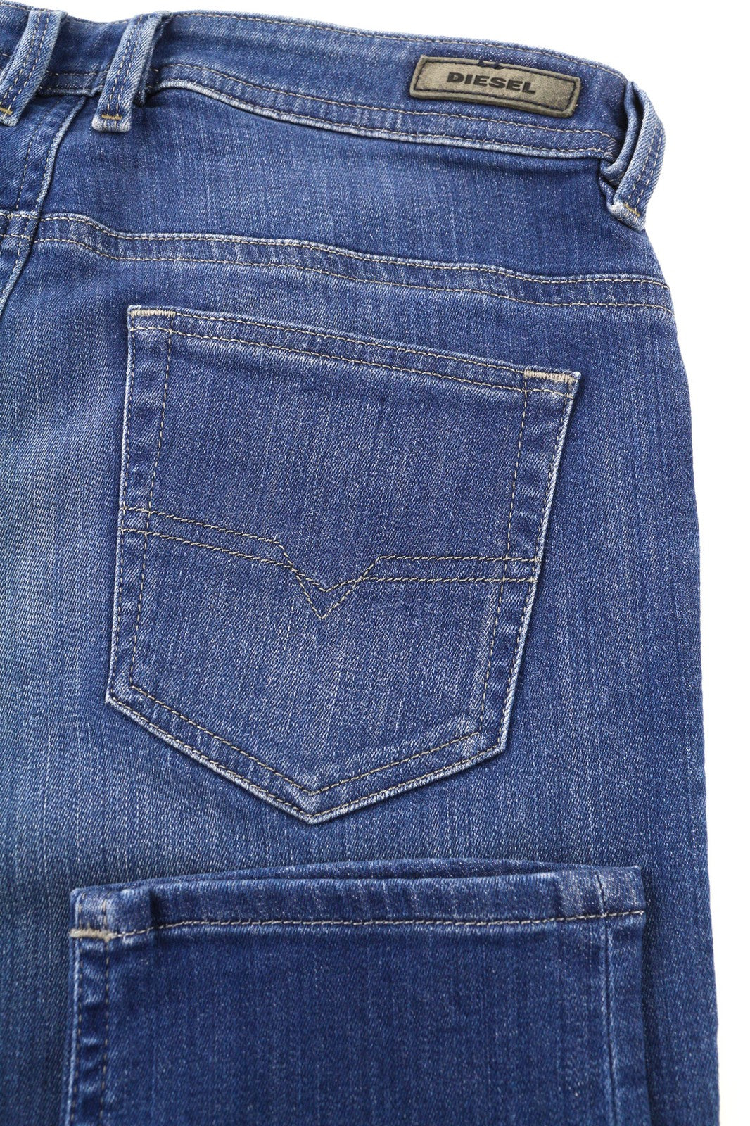 DIESEL Thommer-T 084RK vyriški džinsai W28 Jogg Sweat Slim Washed Blue Stretch 