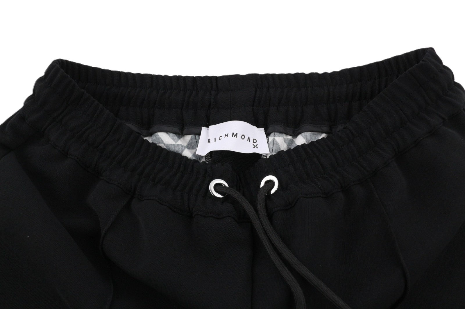 JOHN RICHMOND Men's S Black Stretch Pull-On Drawstring Casual Trousers