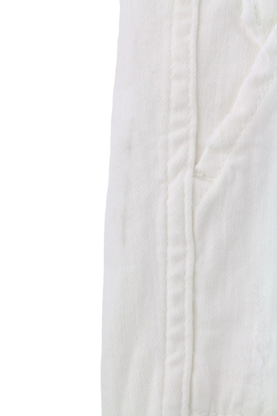 CIMARRON Claudie Women's W25 White Cotton Stretch Slim Fit Casual Trousers