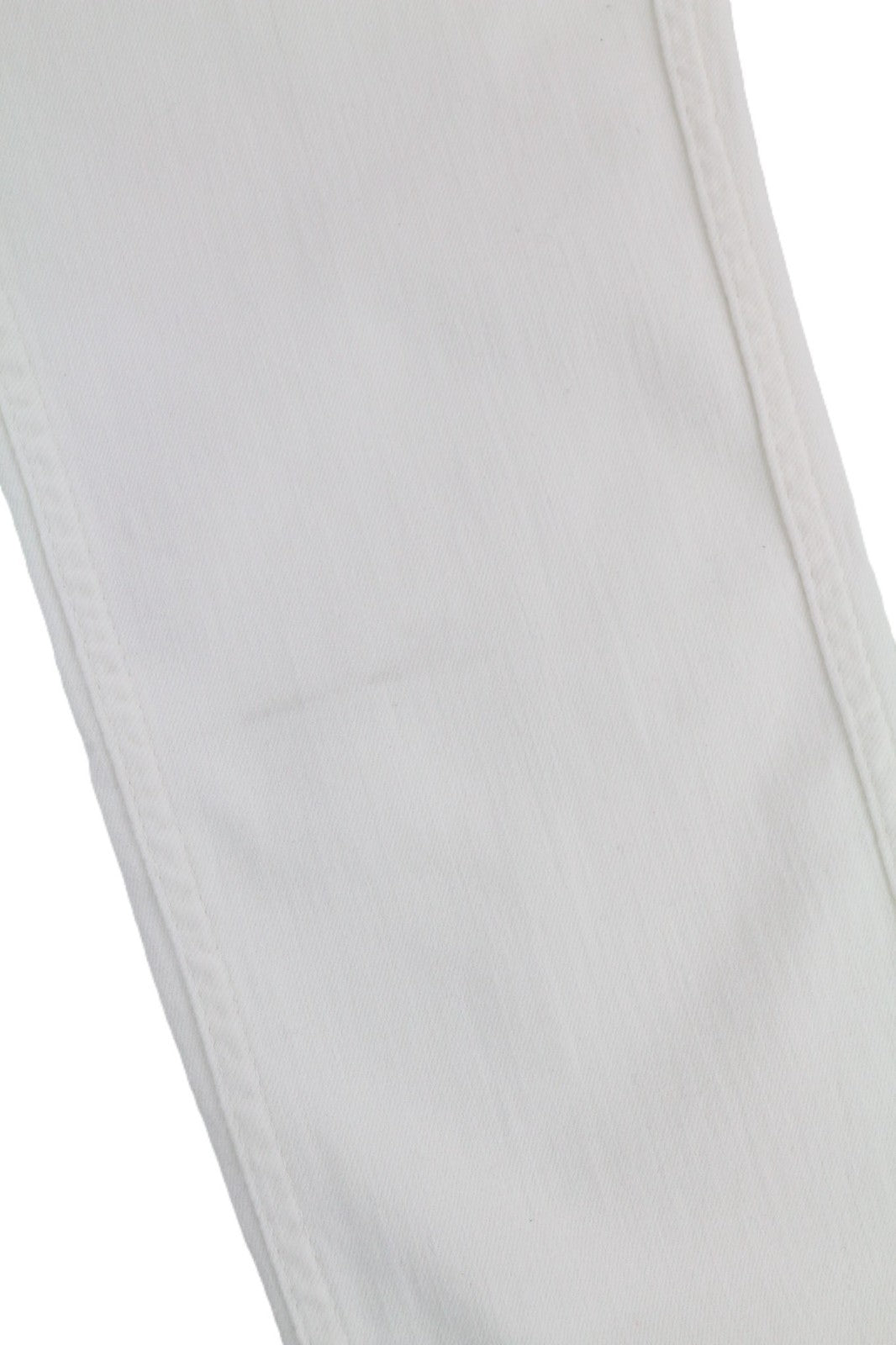 CIMARRON Claudie Women's W25 White Cotton Stretch Slim Fit Casual Trousers