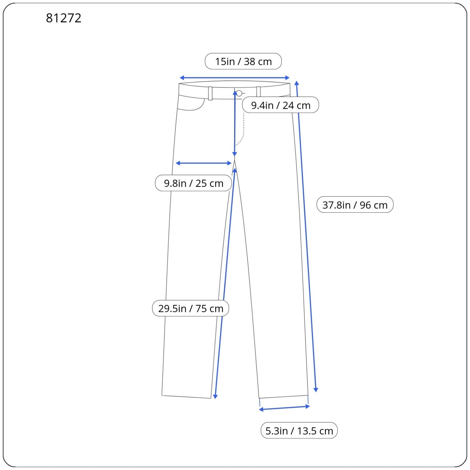 CIMARRON Claudie Women's W25 White Cotton Stretch Slim Fit Casual Trousers