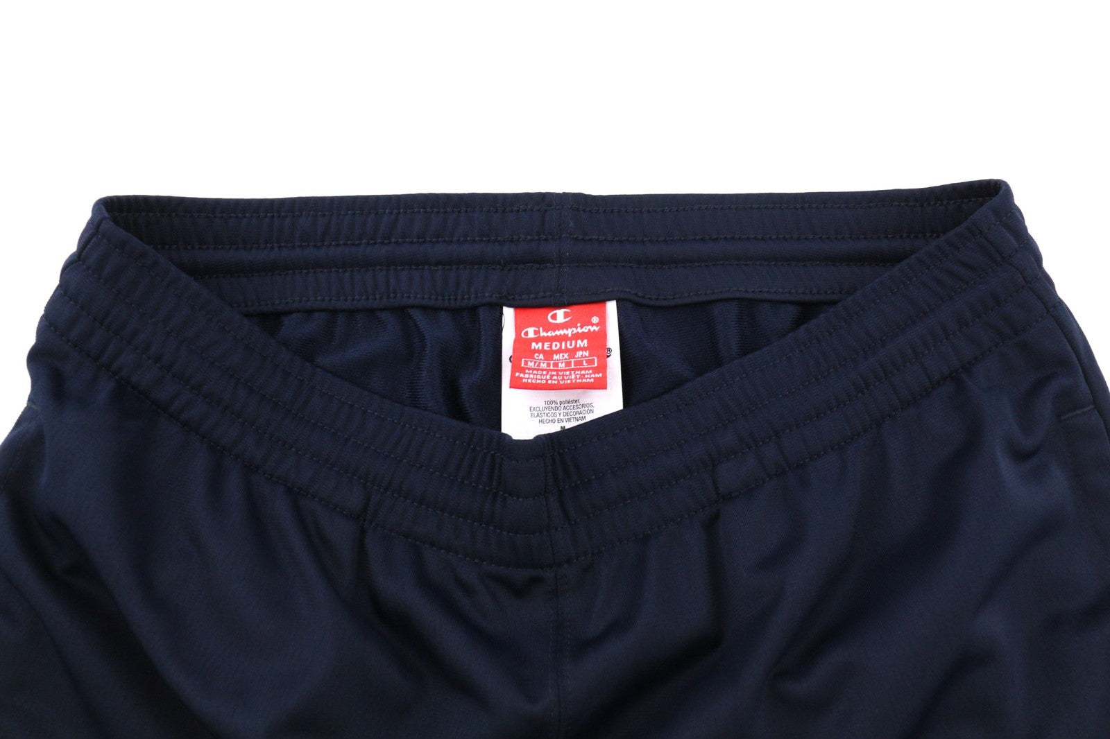 CHAMPION 214422 Men's Trousers M Navy Blue Pull-On Jogger Sweatpants Casual