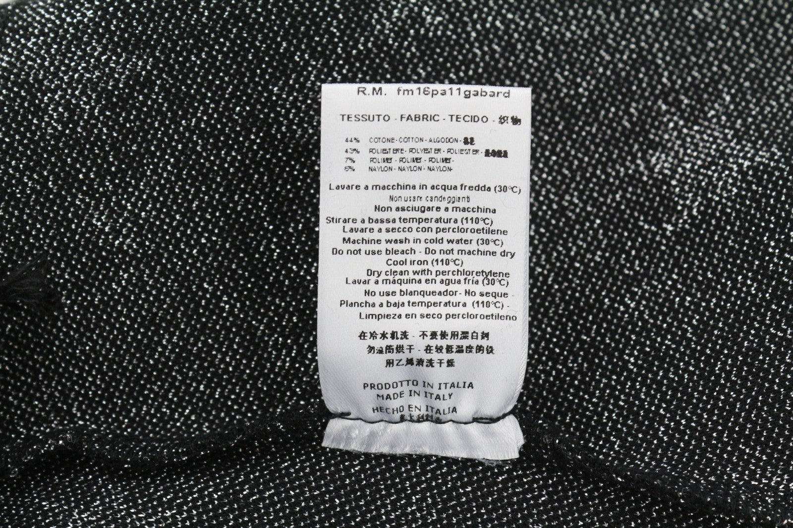 FRANKIE MORELLO Vidor Women's Trousers 40 Black Star Print Slim Elastic Waist