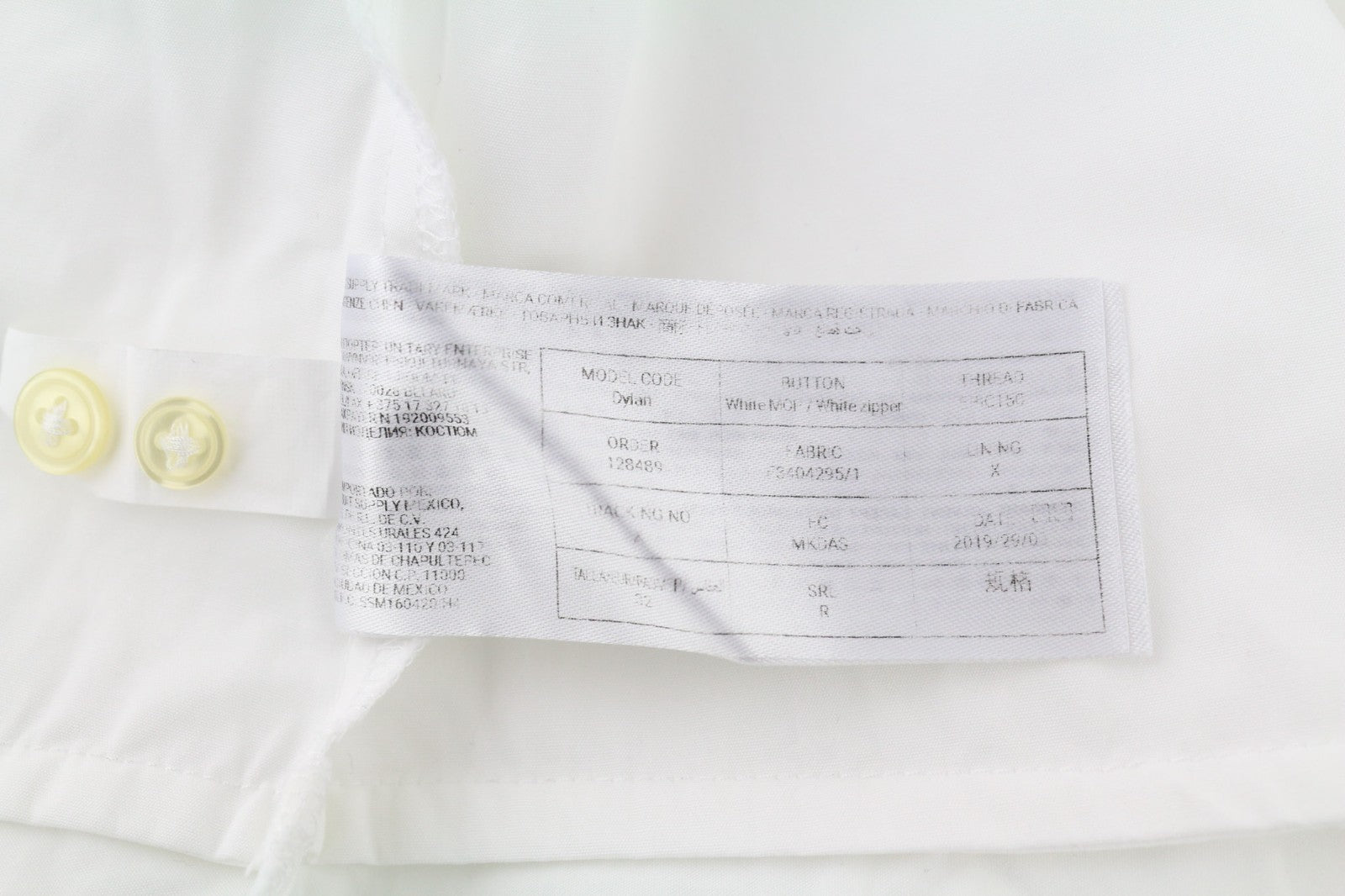 SUISTUDIO Dylan Women's Dress UK6 White Cotton Crew Neck Long Sleeve Short Logo