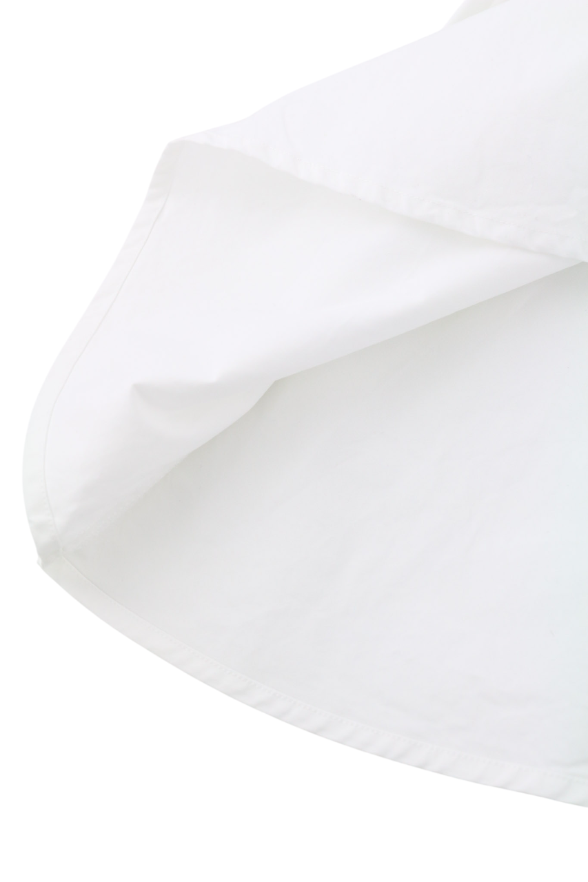 SUISTUDIO Dylan Women's Dress UK6 White Cotton Crew Neck Long Sleeve Short Logo