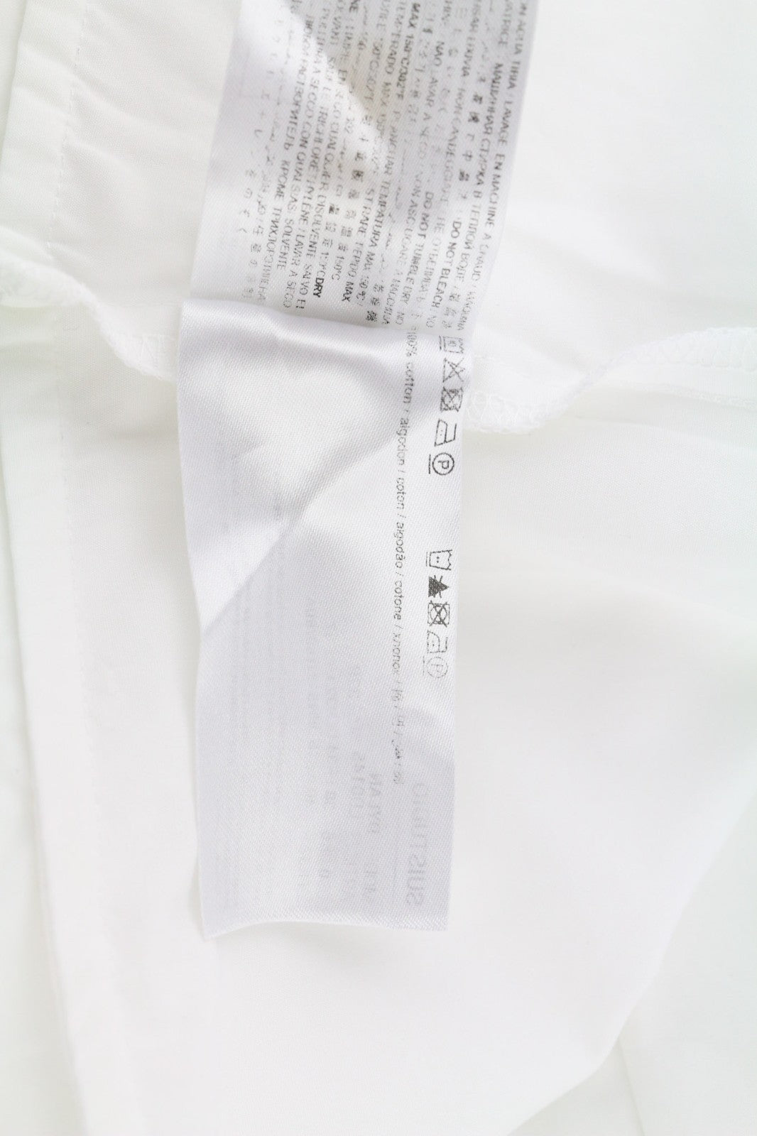 SUISTUDIO Dylan Women's Dress UK6 White Cotton Crew Neck Long Sleeve Short Logo