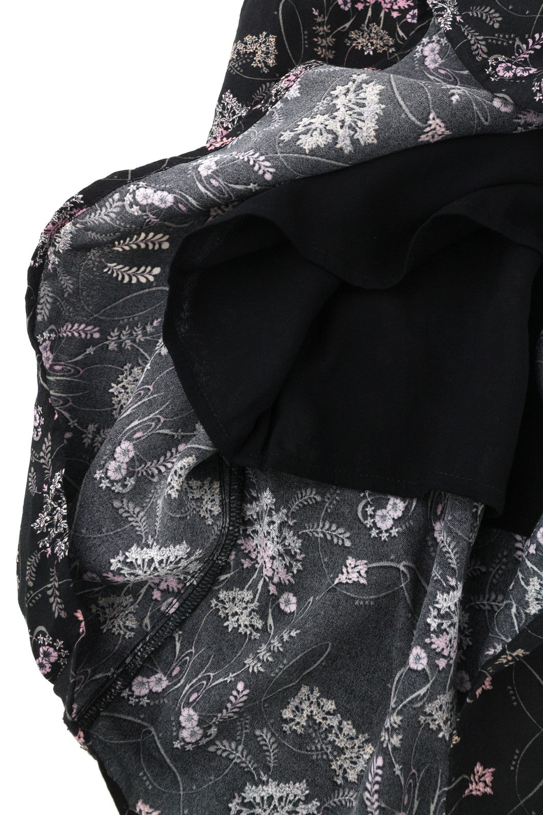 JACQUELINE RIU Rjapa196 Women's Dress 38 M Dark Floral V-Neck Sleeveless Pattern