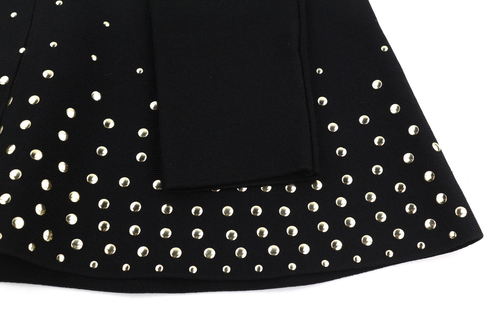 MARCIANO FOR GUESS Women's Dress M Black Open Shoulder Long Sleeve Metal Detail