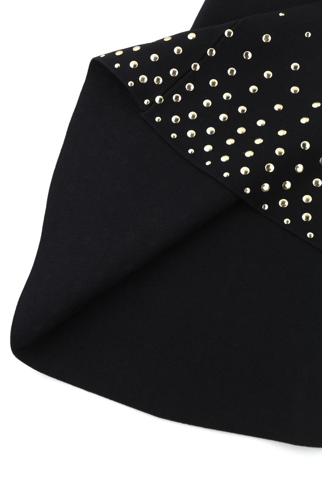 MARCIANO FOR GUESS Women's Dress M Black Open Shoulder Long Sleeve Metal Detail