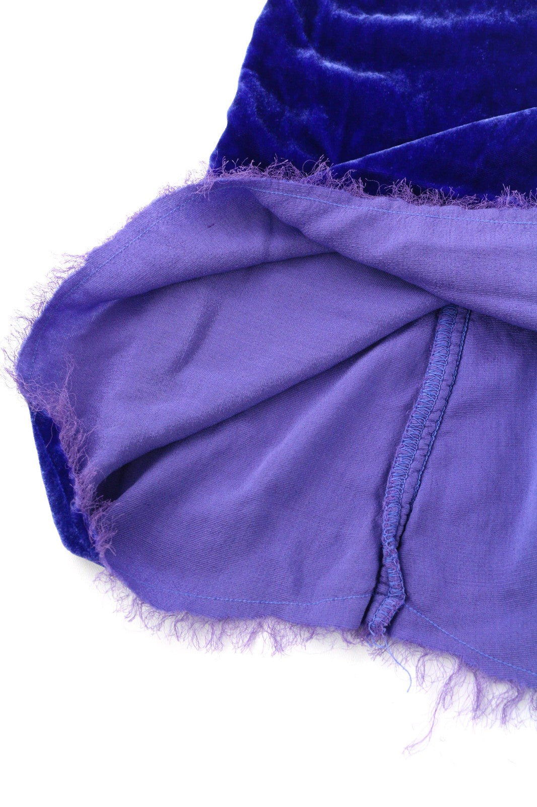 LOVE TANJANE LJ Celine Women's Dress M Blue Velvet Silk Sleeveless Midi RRP450