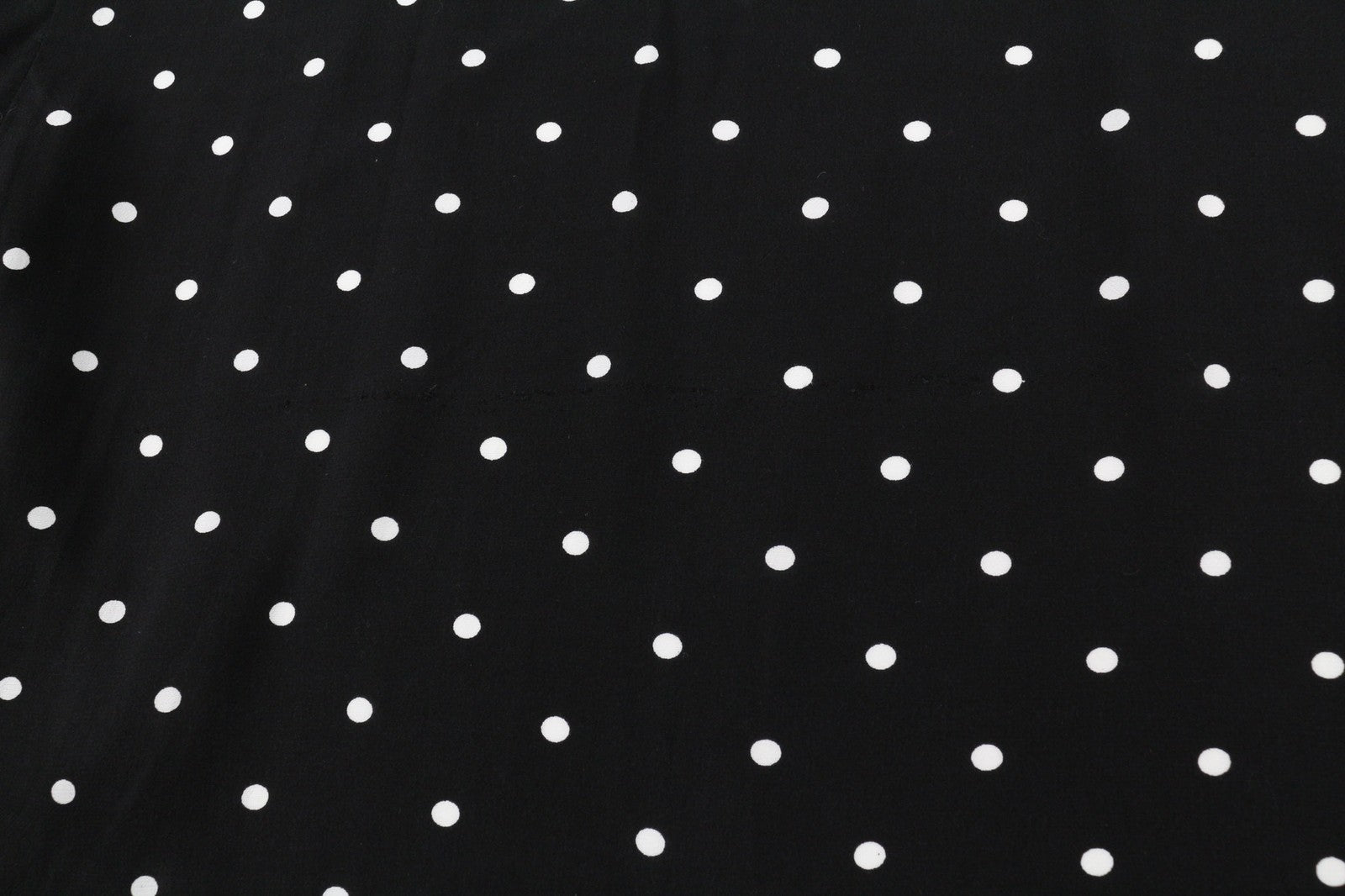 GUESS Women's Dress M Black White V-Neck Long Sleeve Polka Dot Lined Midi Logo