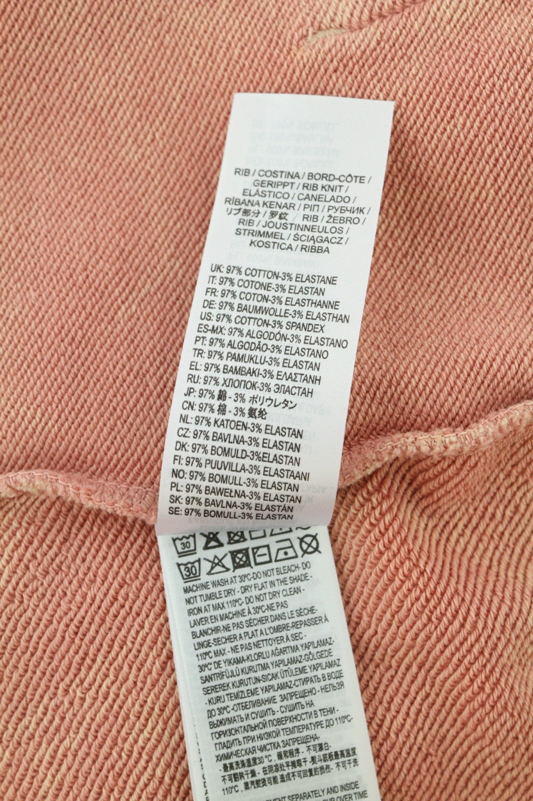 DIESEL F-Mikky Women's Hoodie L Peach Hood Asym Pocket Style Pullover RRP195