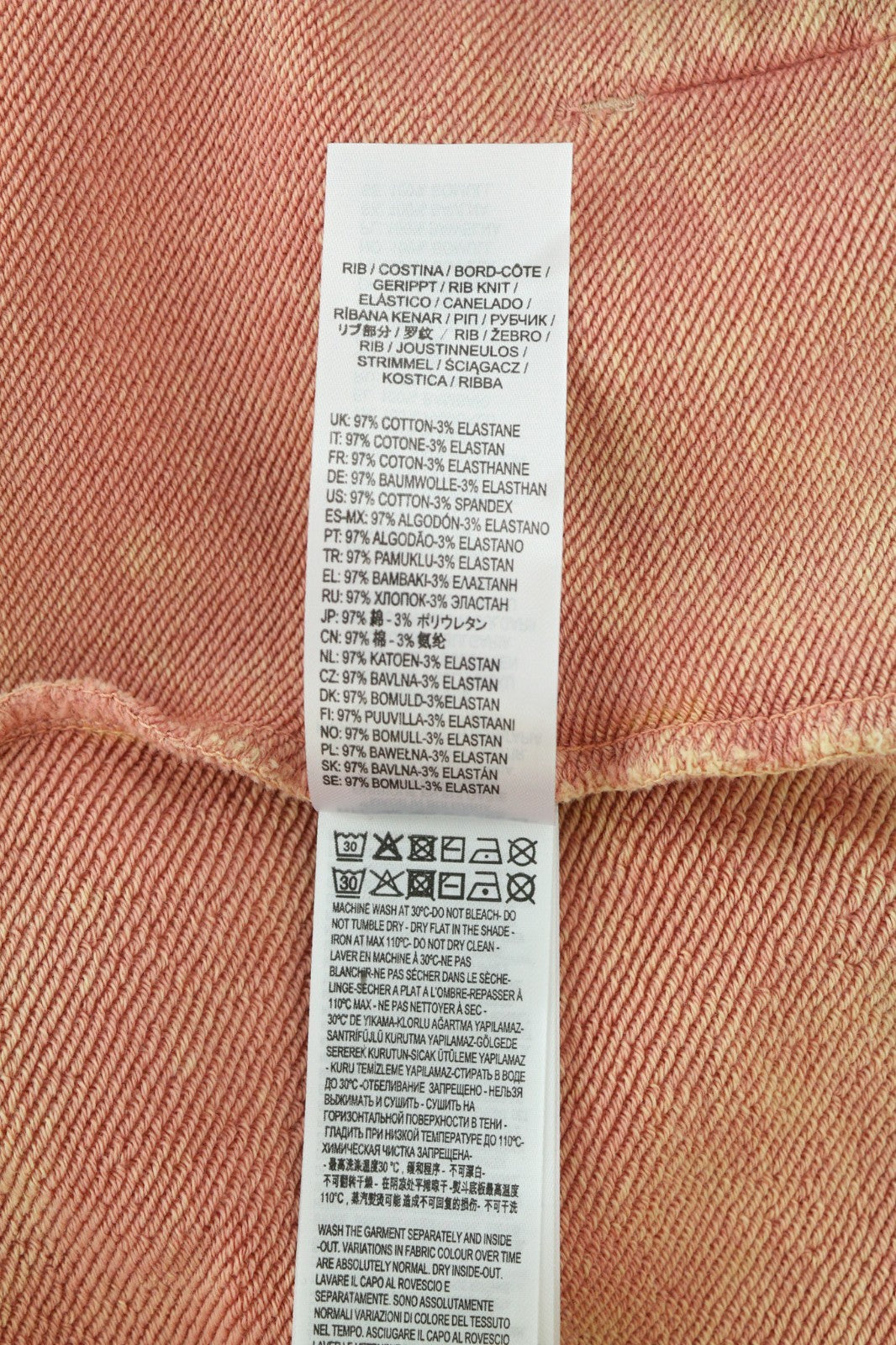 DIESEL F-Mikky Women's Hoodie L Light Peach Hood Asymmetrical Pullover RRP195