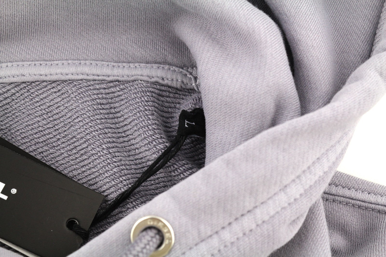 DIESEL F-Magdalena moteriškas džemperis su gobtuvu L dydžio, violetinis, su gobtuvu ir dirželiu, RRP175 