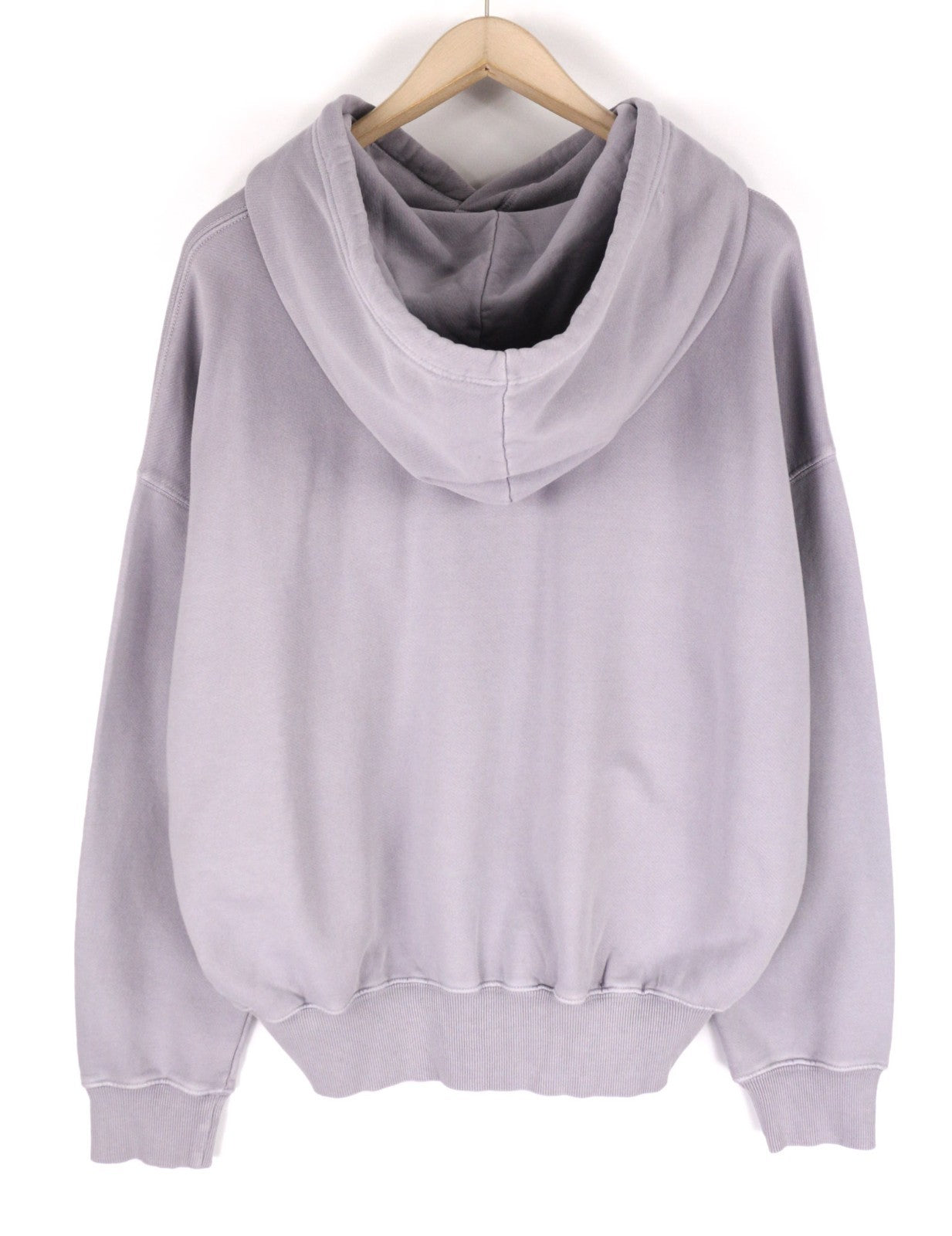 DIESEL F-Magdalena Women's Hoodie XL Purple Washed Hood Strap Pull On RRP175