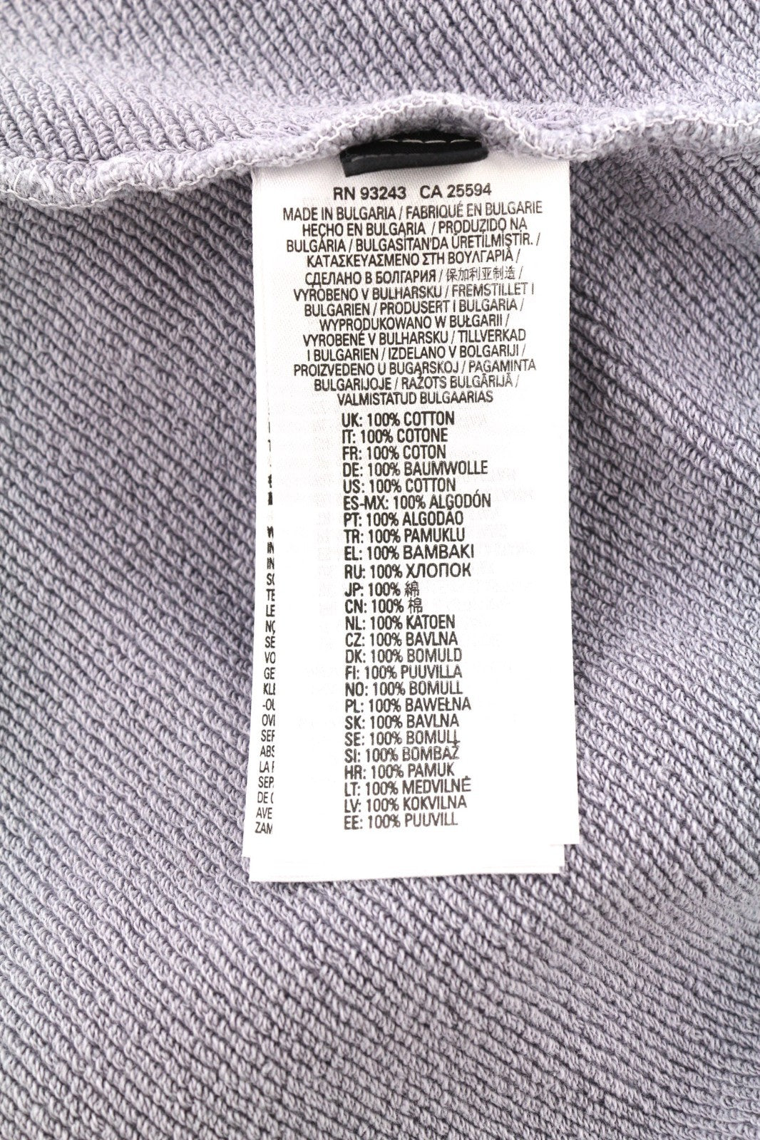 DIESEL F-Magdalena Women's Hoodie XL Purple Washed Hood Strap Pull On RRP175