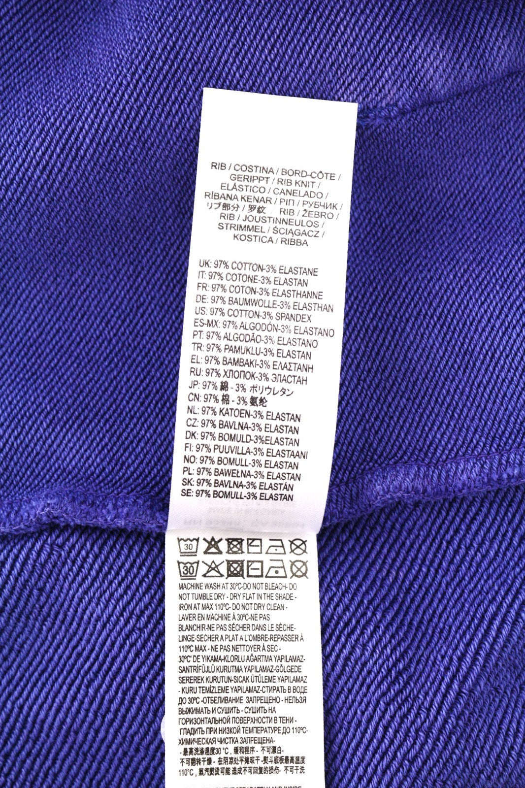 DIESEL F-Mikky Women's Hoodie M Blue Hood Asym Pocket Strap Logo Pullover RRP195