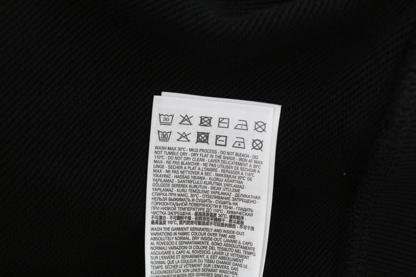 DIESEL F-Reggy-Hood Women's Hoodie M Black Hood Pullover Logo Straps RRP150