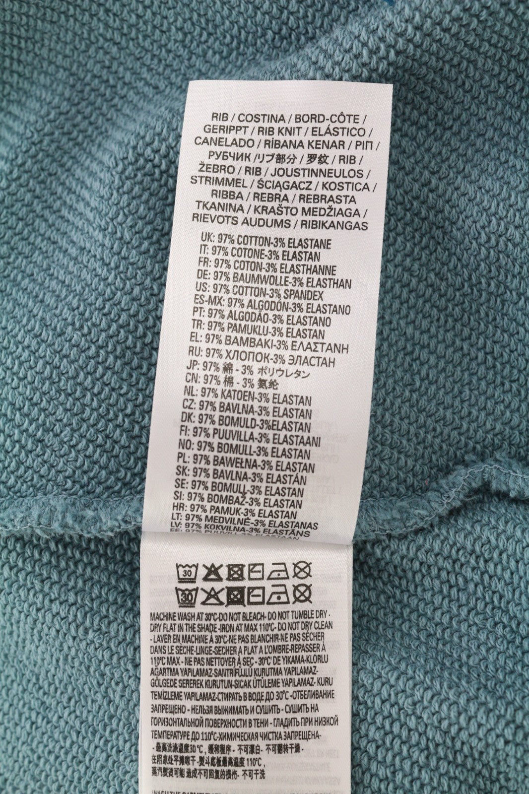 DIESEL S-Ginn-Hood Men's Hoodie S Blue Hood Kangaroo Strap Cotton Logo Pullover