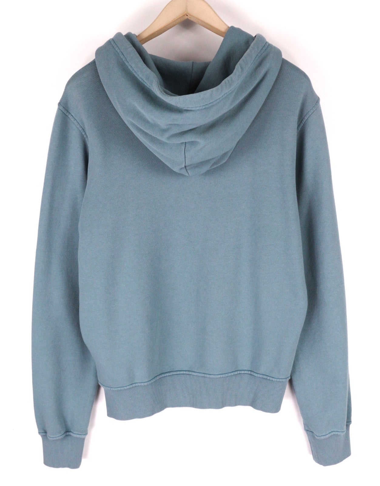 DIESEL S-Ginn-Hood Men's Hoodie S Blue Hood Kangaroo Strap Cotton Logo Pullover