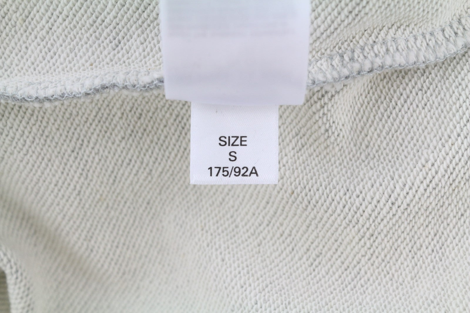 DIESEL S-Girk Men's Sweatshirt S Grey Melange Crew Neck Cotton Logo Pullover