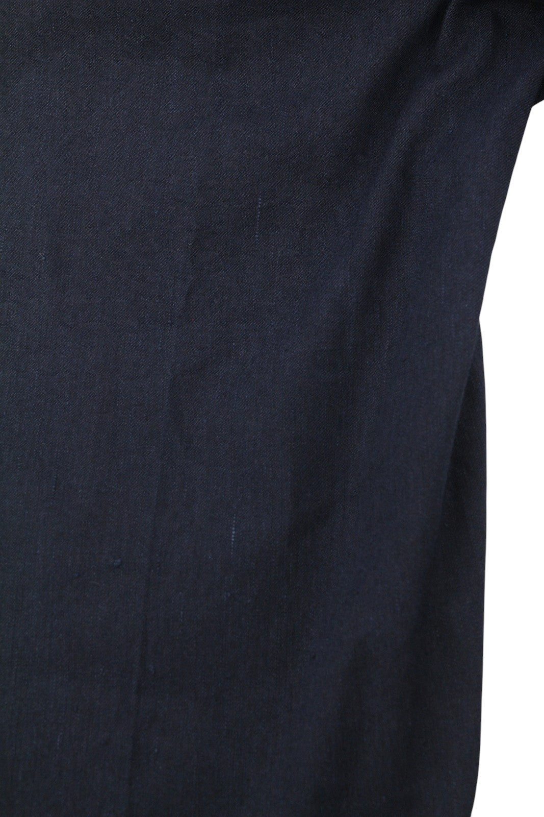 GANT Stretch Linen Men Trousers EU54 Evening Blue Slim Fit Zip Fly Dark Formal