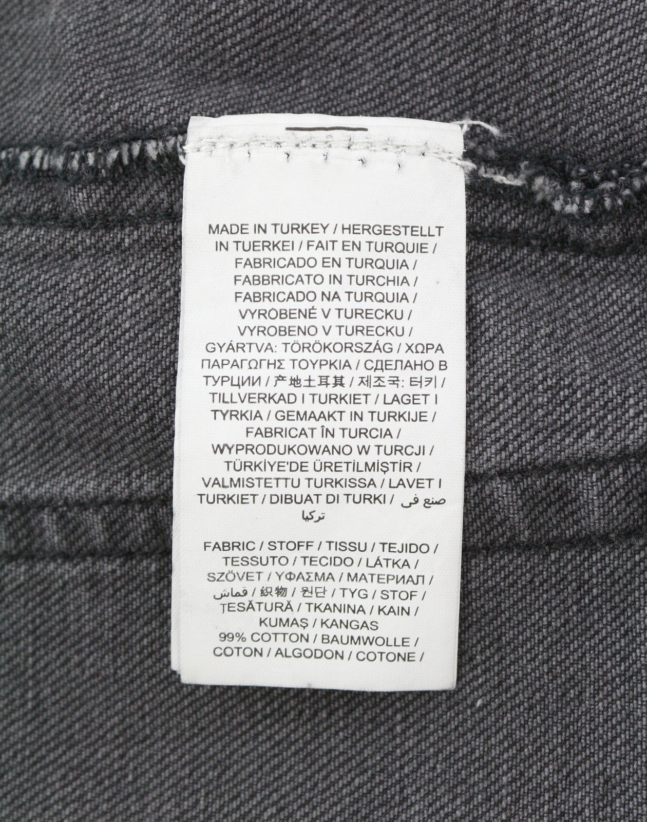 GANT Cropped Flare Women Jeans W33 Black Broken In Faded Denim Ankle Zip Fly