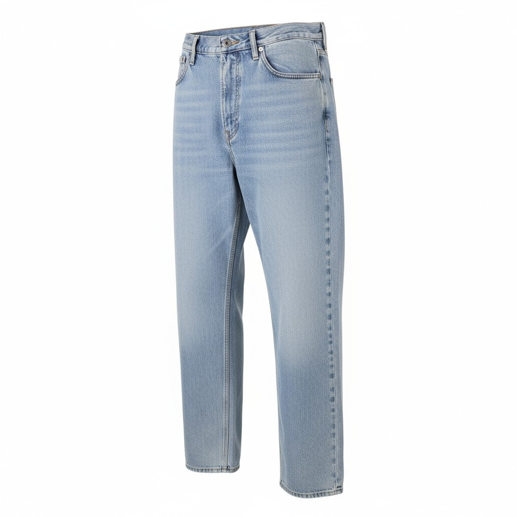 GANT Relaxed Classic Men Jeans W35/L34 Light Blue Broken In Faded Tapered Fit