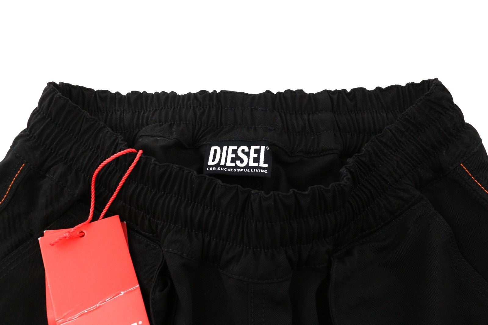 DIESEL P-Mirta-NL 0PCAK Women's Cargo XS Black Loose Fit Utility Pockets RRP300