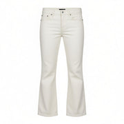 DIESEL Sandyb-Patch 0672Y Women's Jeans W27/L34 White Slim Bootcut RRP190