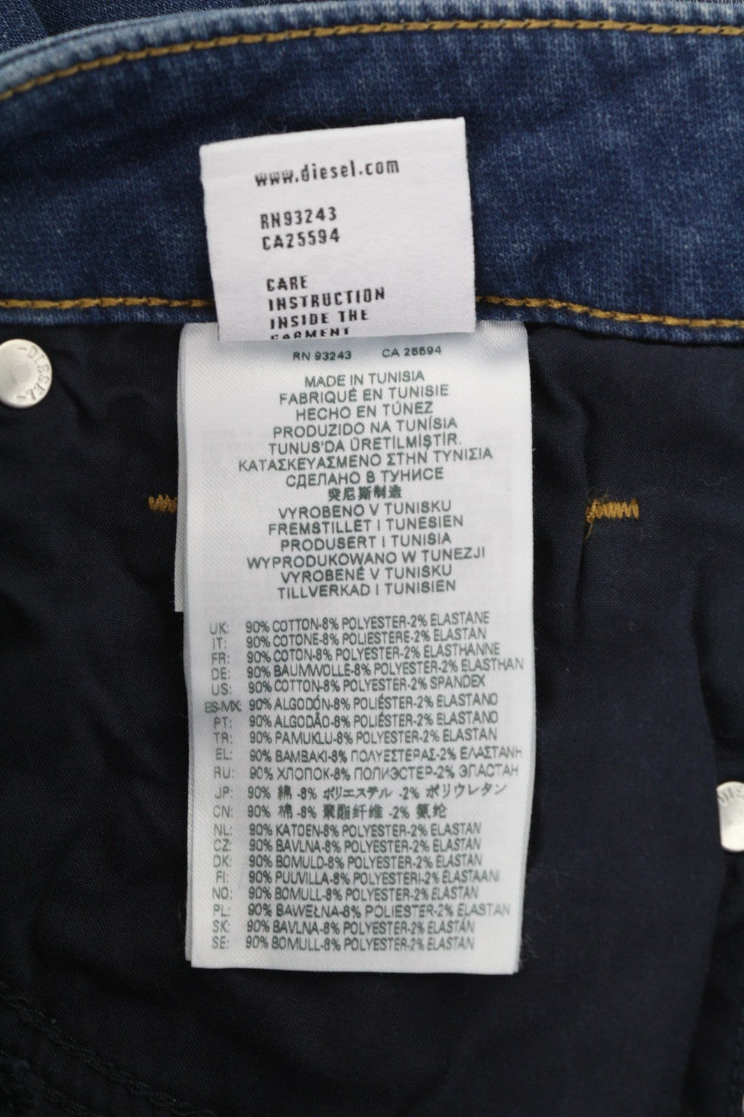 DIESEL Candys Jogg 069HC Women's Jeans W25 Washed Sweat Boyfriend RRP190