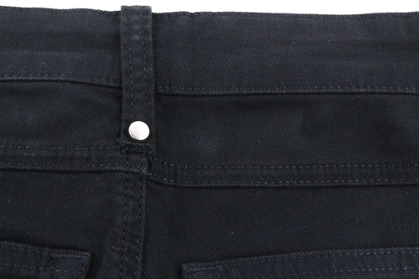 DIESEL P-Amal Women's Trousers W26 Black Skinny Zip Hem Pockets Zip Fly Logo