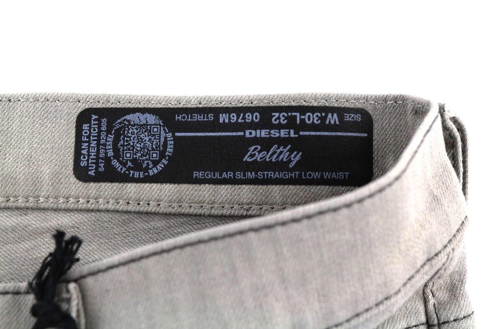 DIESEL Belthy 0676M Women's Jeans W30/L32 D.N.A. Slim Straight Stretch RRP180