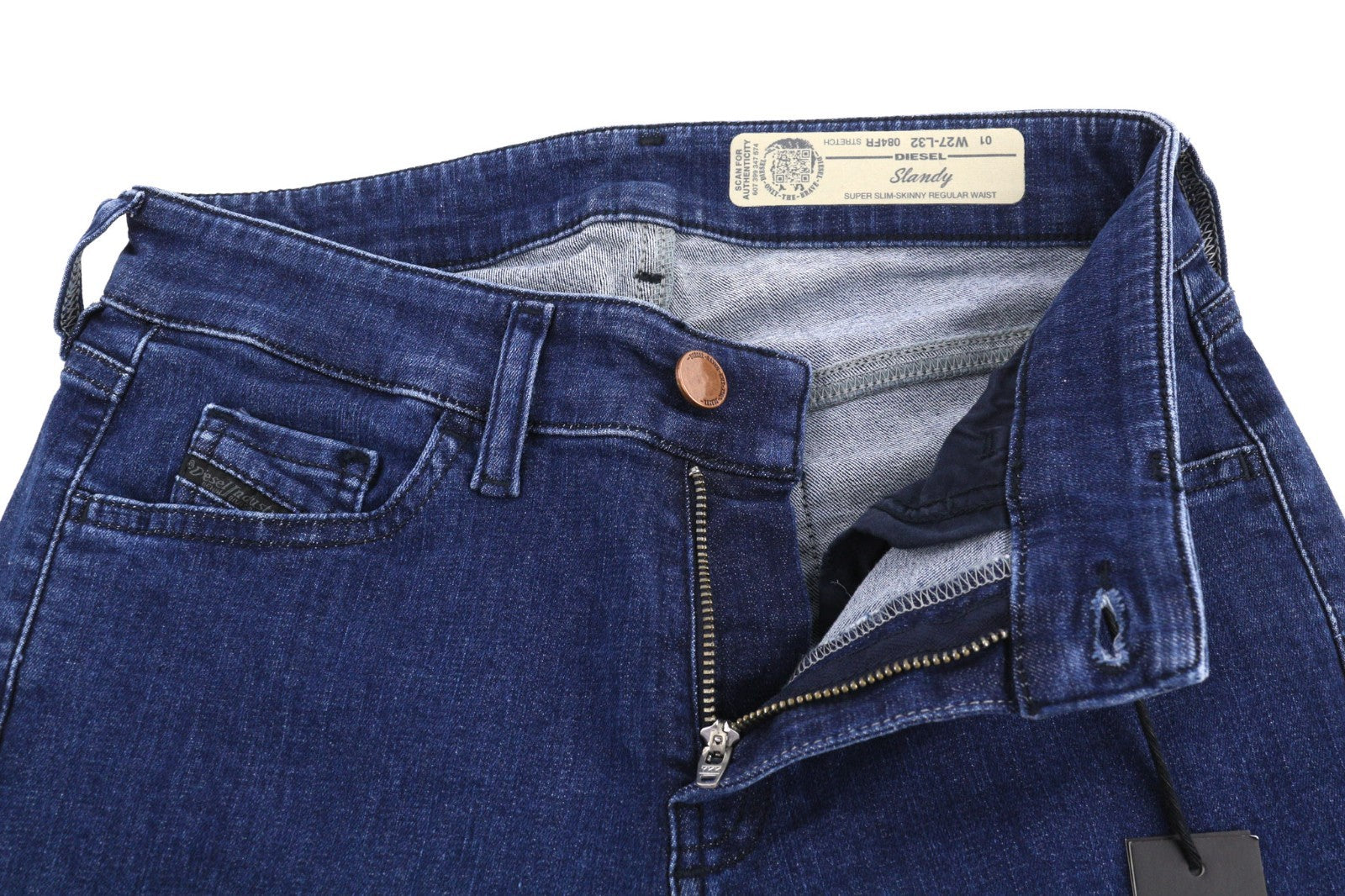 DIESEL Slandy 084FR Women's Jeans W27/L32 Super Slim Skinny Stretch Fit