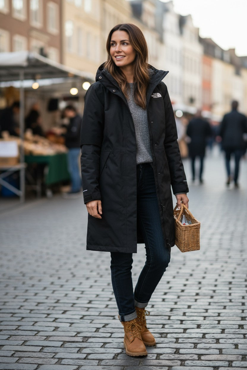 THE NORTH FACE Suzanna Triclimate Women's Jacket L 550 Down 2in1 Parka